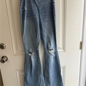 True Craft Light Blue Flare Jeans